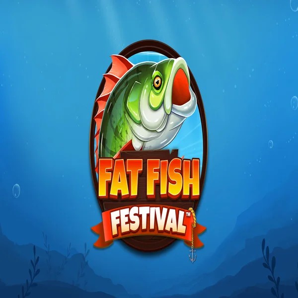 Official Slots logo: Fat Fish Festival by Wishbone Games at Vauhdikas Casino