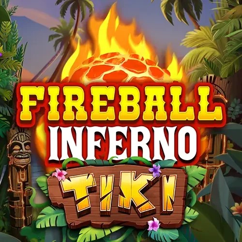 Fireball Inferno Tiki slot icon by NetEnt, available at Vauhdikas Casino